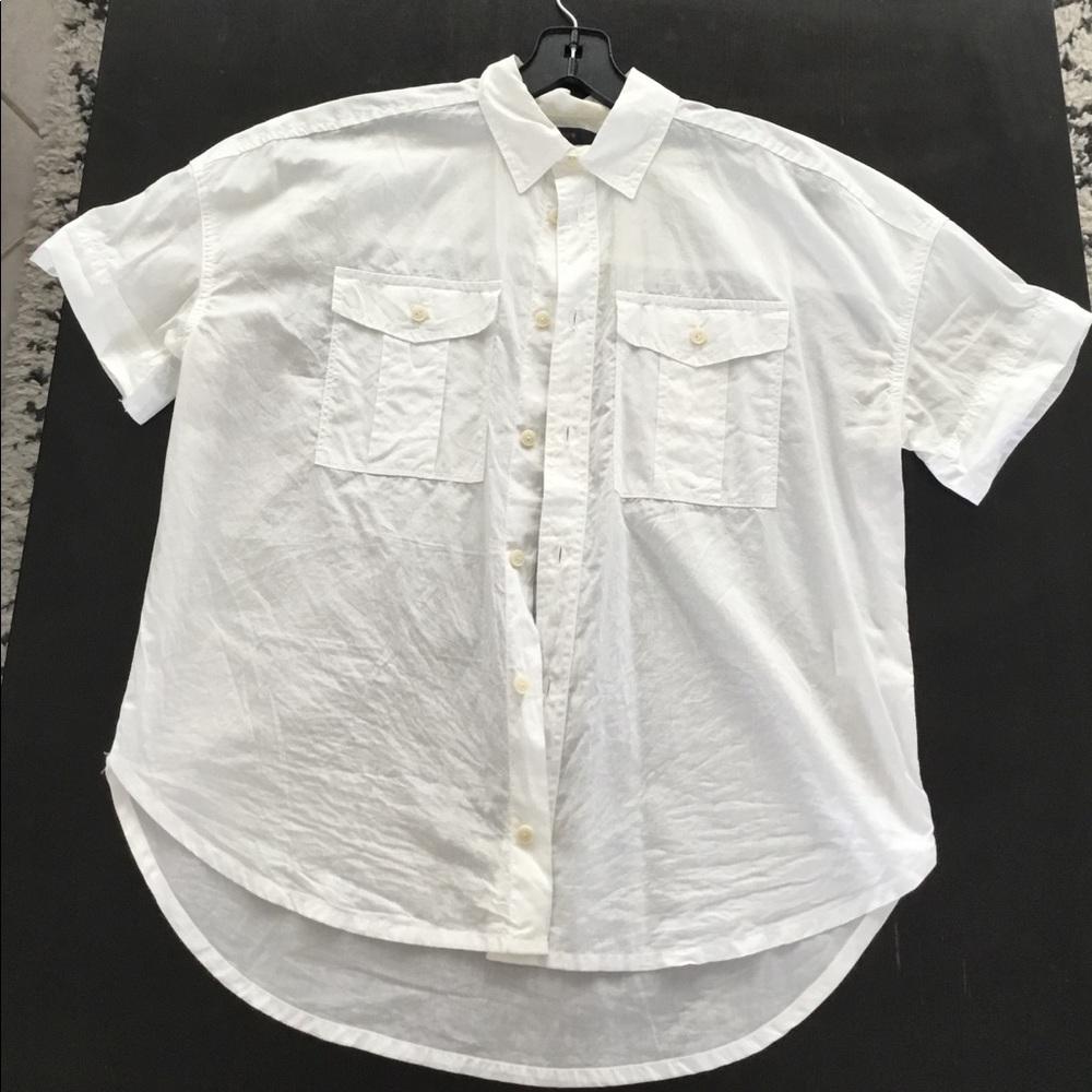 J crew whit utility top